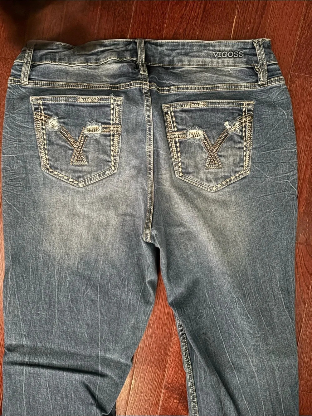 Blue Bootcut Jeans - Women's Classic Mid Rise Vigoss